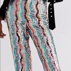 Free People Sequin Pants